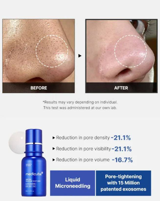 سرم اگزوزوم کوچک کننده منافذ Medicube