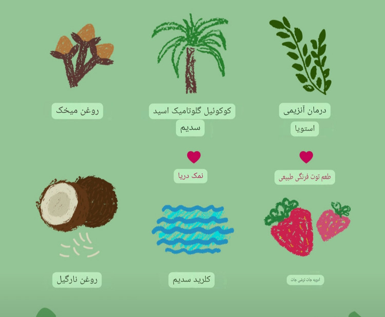 خمیردندان کودک توت فرنگی vuca