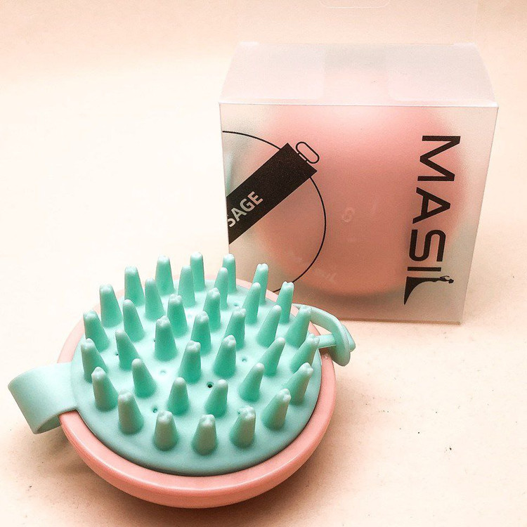 ماساژور سیلیکونی کف سر masil