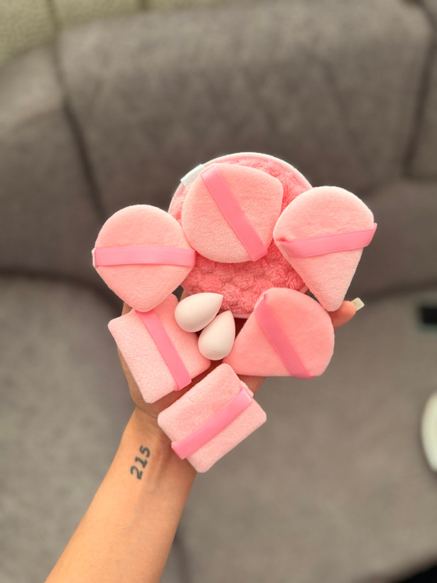 ست 9 تکه پد آرایشی حوله ای Ruby Face