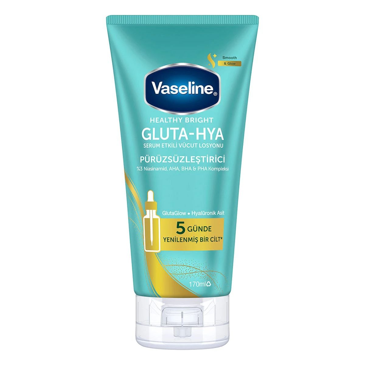 لوسیون بدن گلوتا-هیا مدل ضدجوش و لک Vaseline