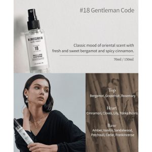 عطر لباس و بدن جنتلمن کد وی درس